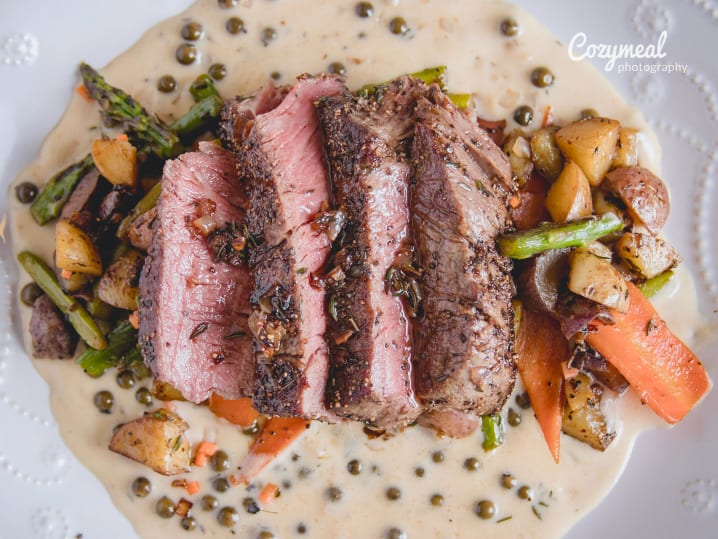 filet mignon with cognac sauce