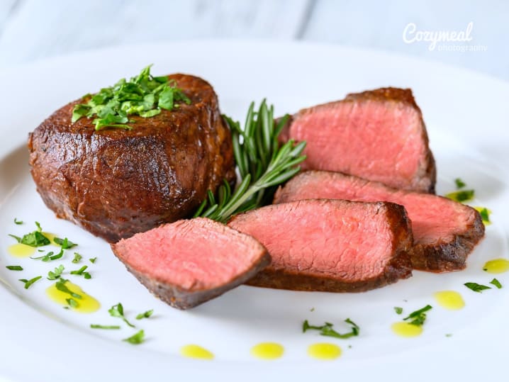 filet mignon with herbs