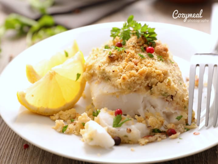 fish almondine   almond crusted fish