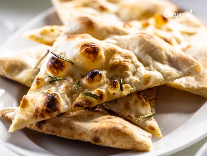 flatbread with rosemary oil