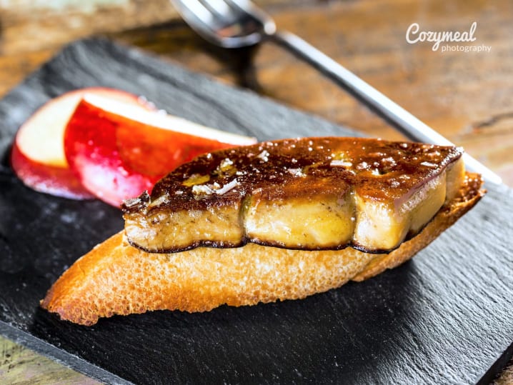 foie gras on toast