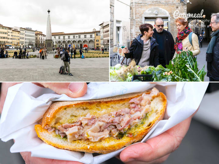 florence private tour   hero of people walking around firenze trying food