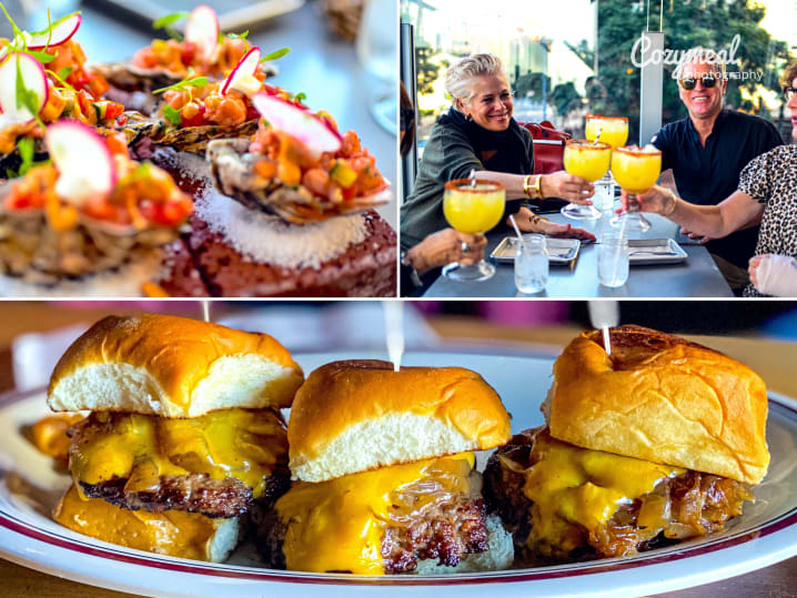 drink san diego   trying beef sliders, margaritas and oysters