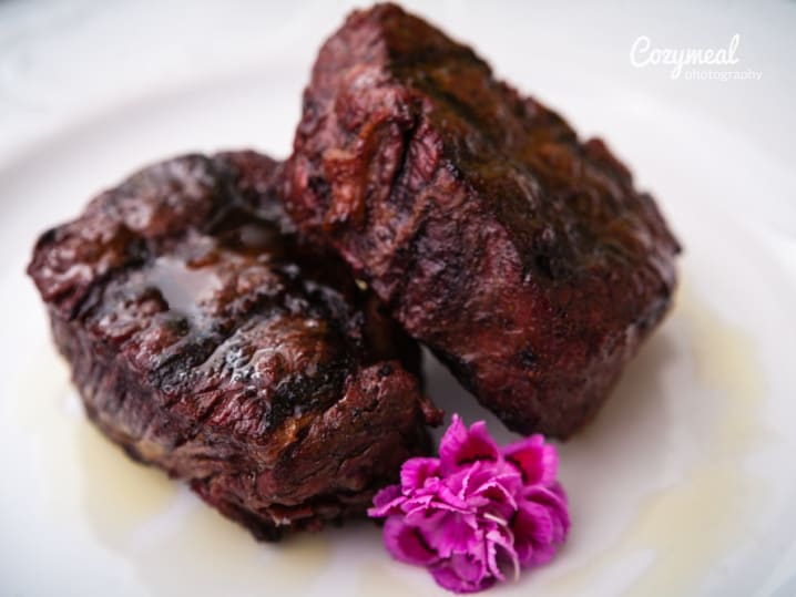 seared steak