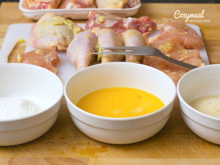 fried chicken ingredients