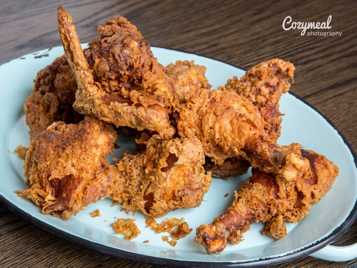 fried chicken with cajun spices