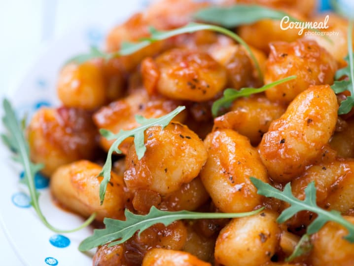 gnocchi with homemade marinara