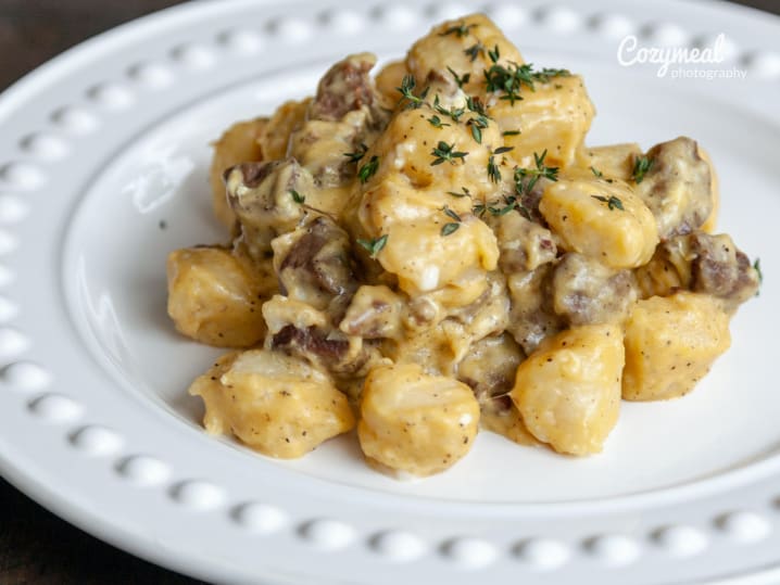 gnocchi with wild boar