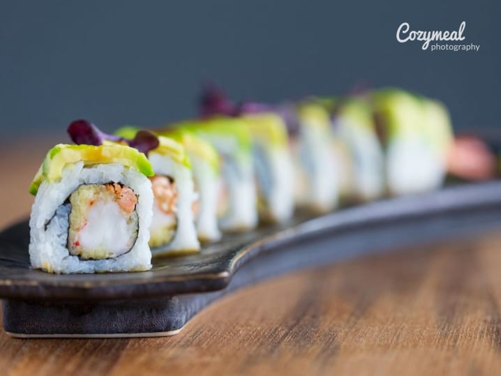 green dragon sushi roll