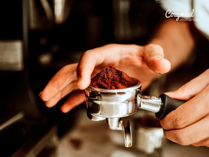 grounded coffee