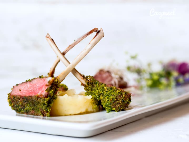 herb crusted rack of lamb