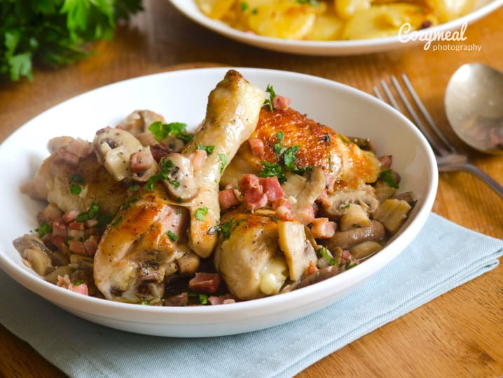 homemade Chicken Fricassee