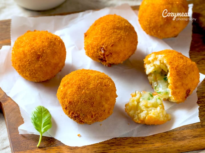 homemade arancini