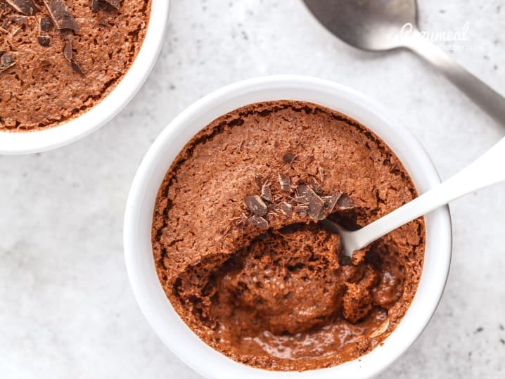 homemade espresso chocolate mousse