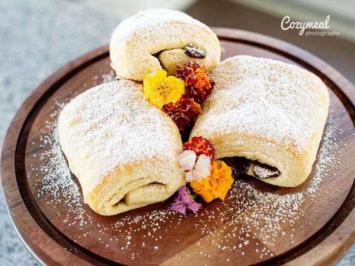 homemade pain au chocolat