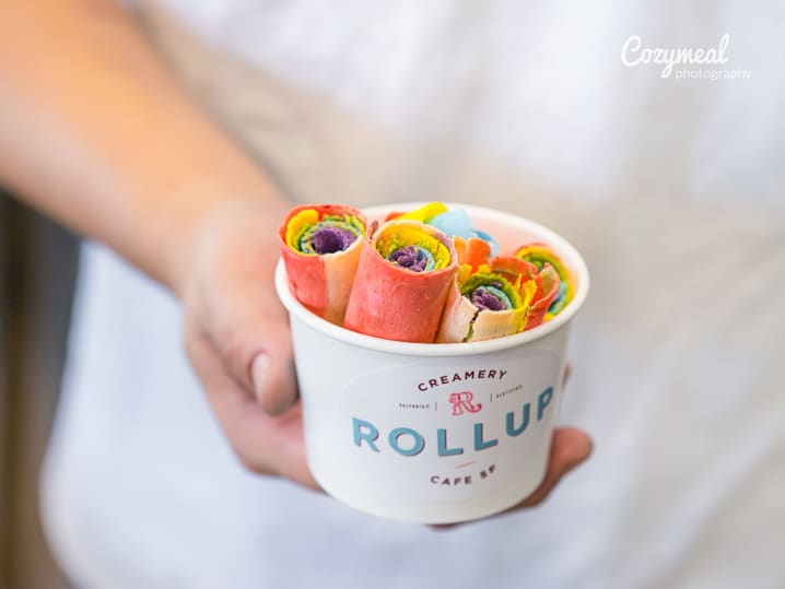 rolled ice cream