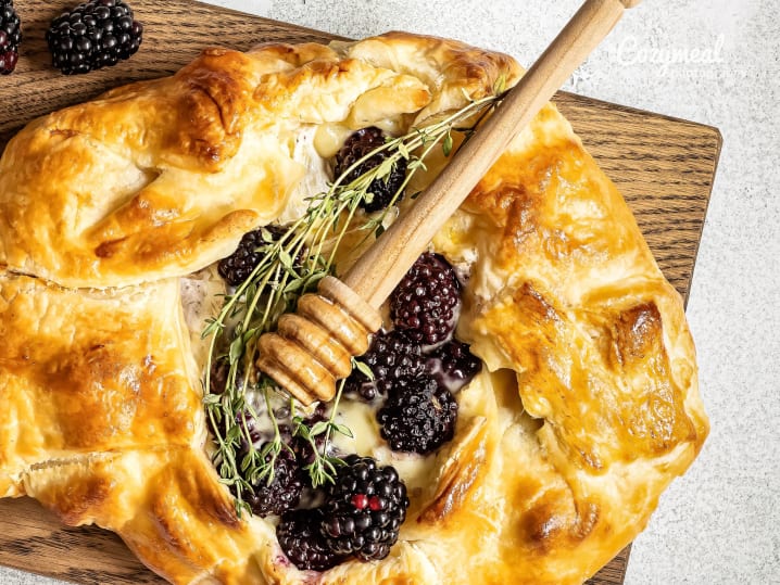 individual balckberry galette