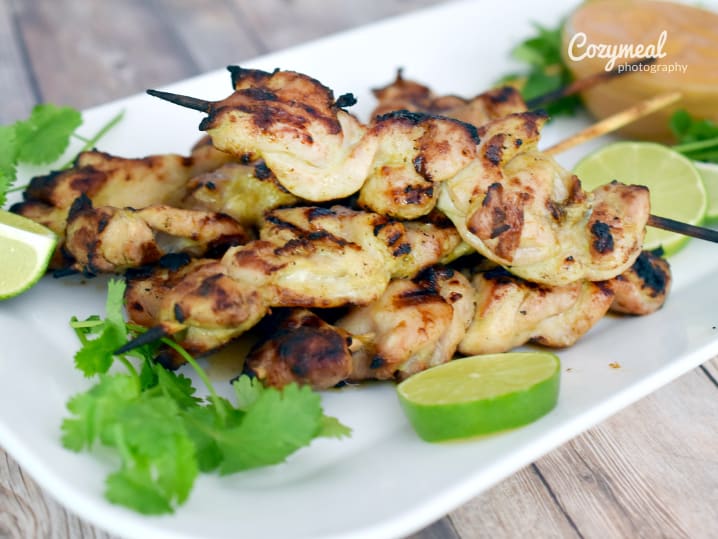 lemongrass chicken skewers