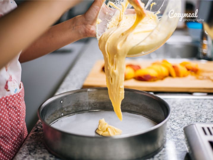 making cake