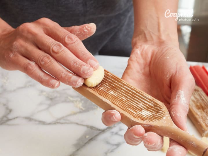 making gnocchi
