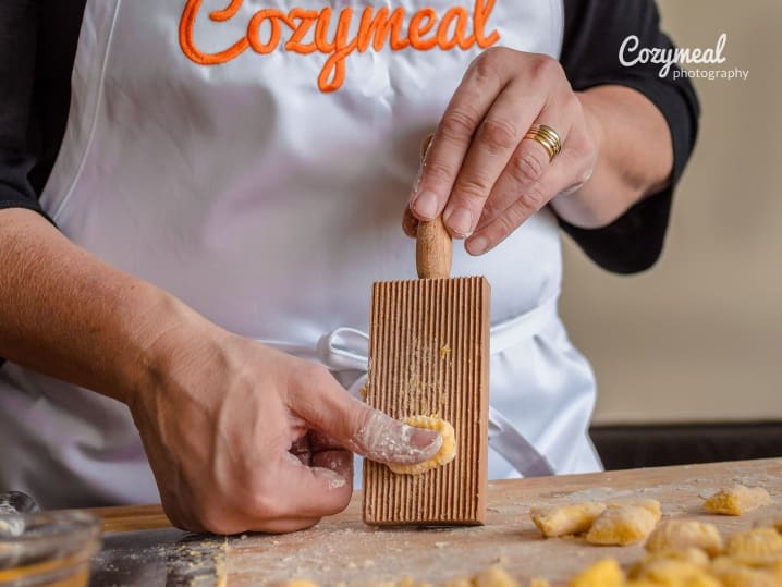 making gnocchi