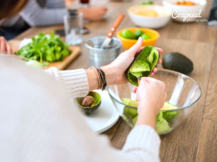 making guacamole