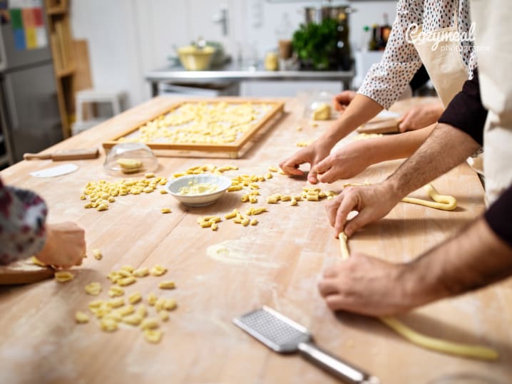 making pasta