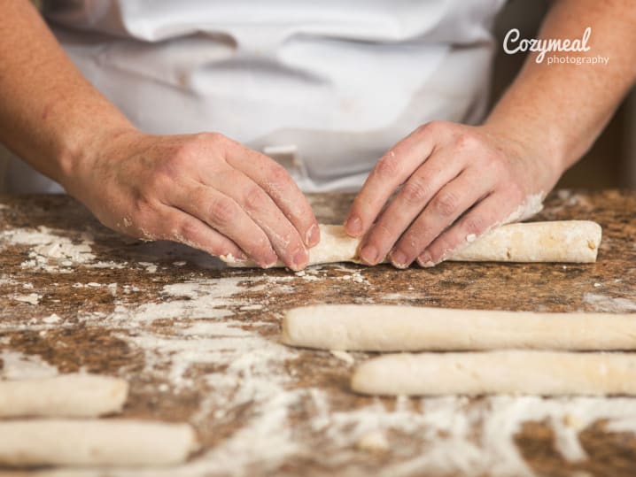 making gnocchi