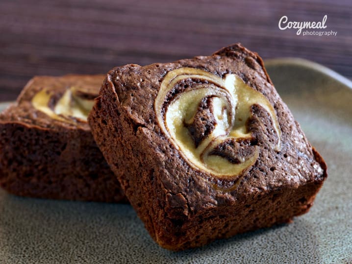 marbled brownies