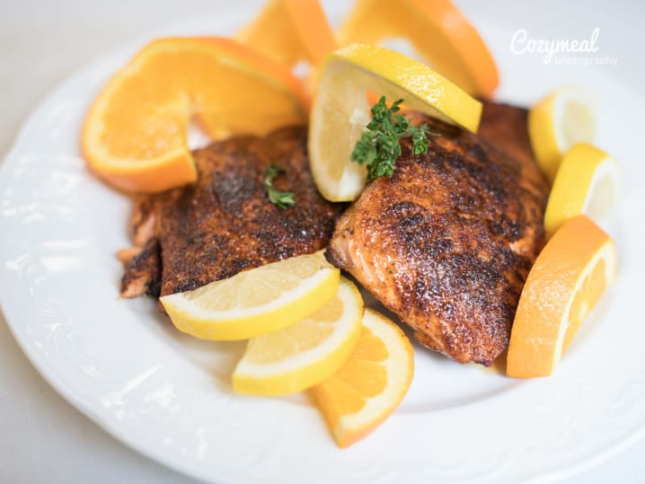 Orange Blackened Salmon