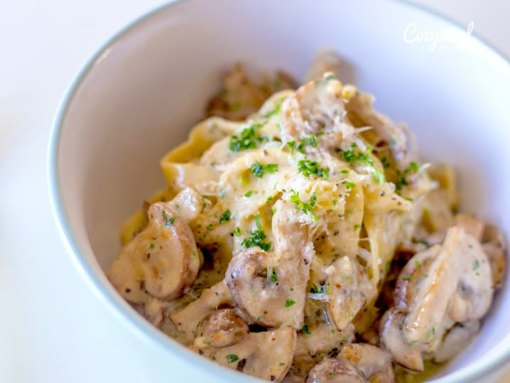 mushroom carbonara