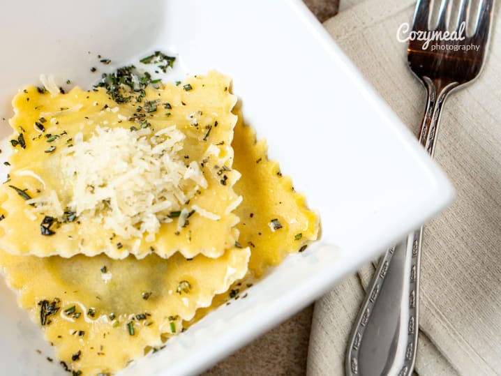 mushroom ravioli