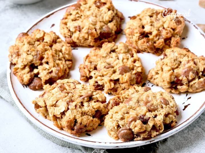 no bake oatmeal chocolate chip cookies