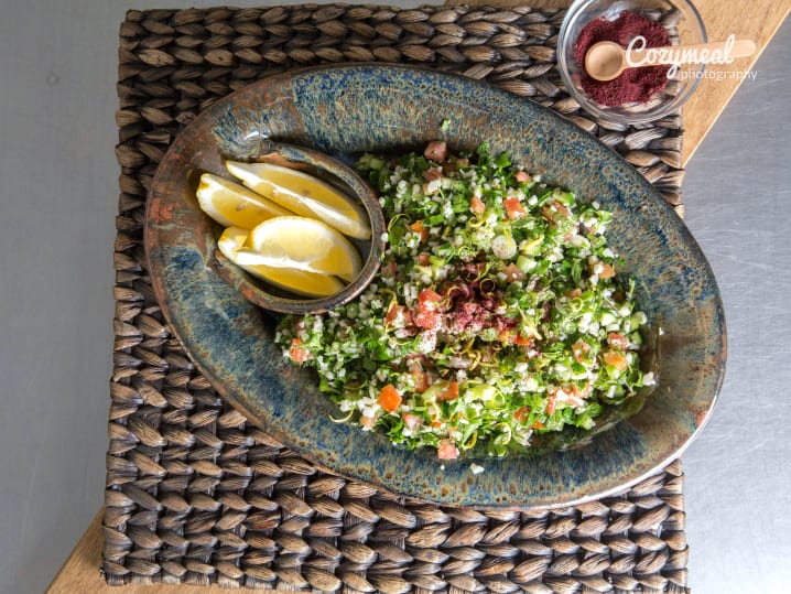 orange and parsley tabbouleh