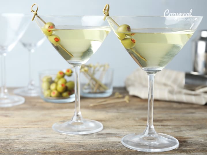 classic olive martini