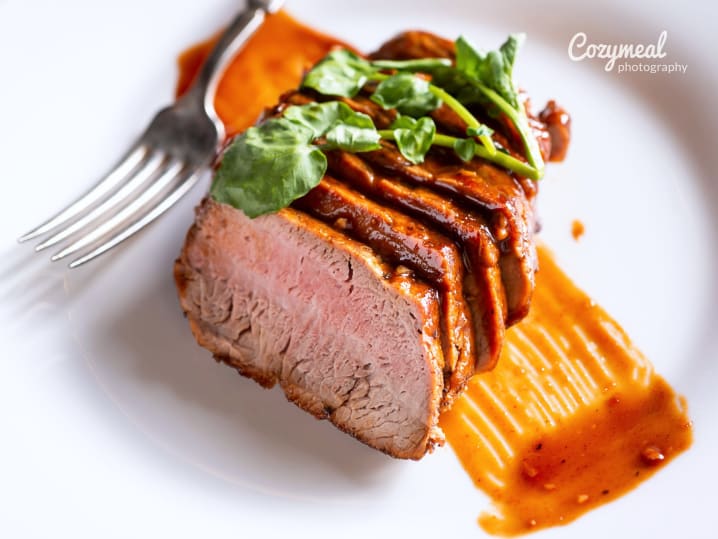 orange glazed pork tenderloin