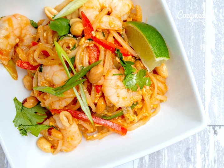 pad thai with shrimp