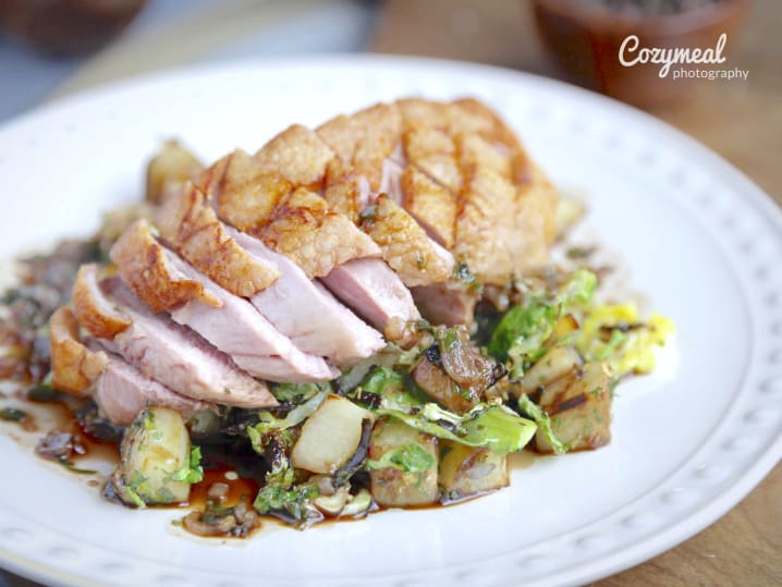 pan-seared duck breast