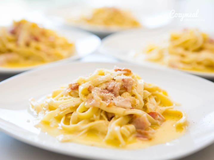 parmesan pasta with bacon