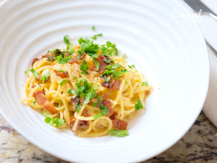 pasta carbonara