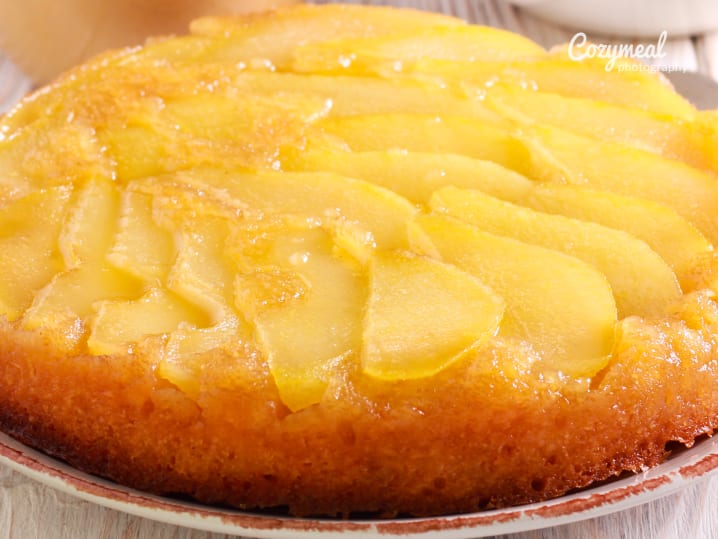 pear upside down cake