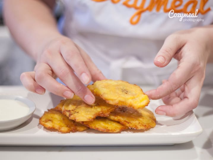 plantain tostones