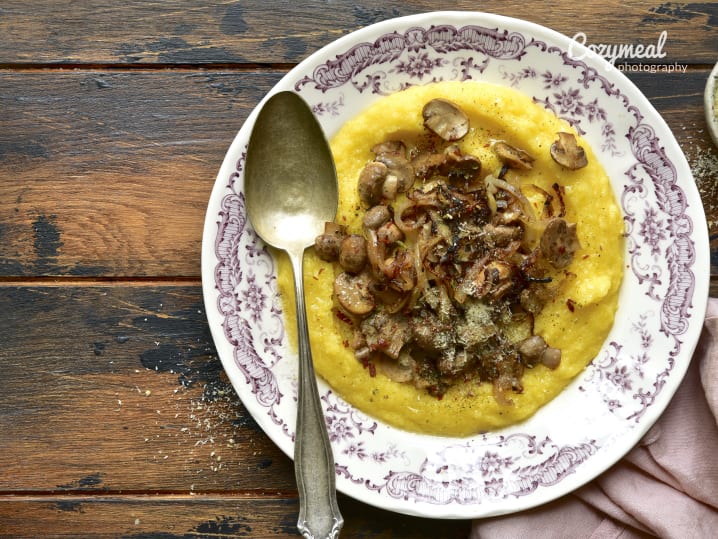 polenta with mushrooms