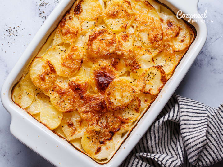 potato and leek gratin