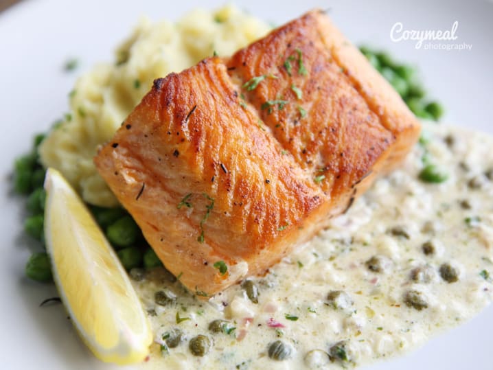 roasted salmon