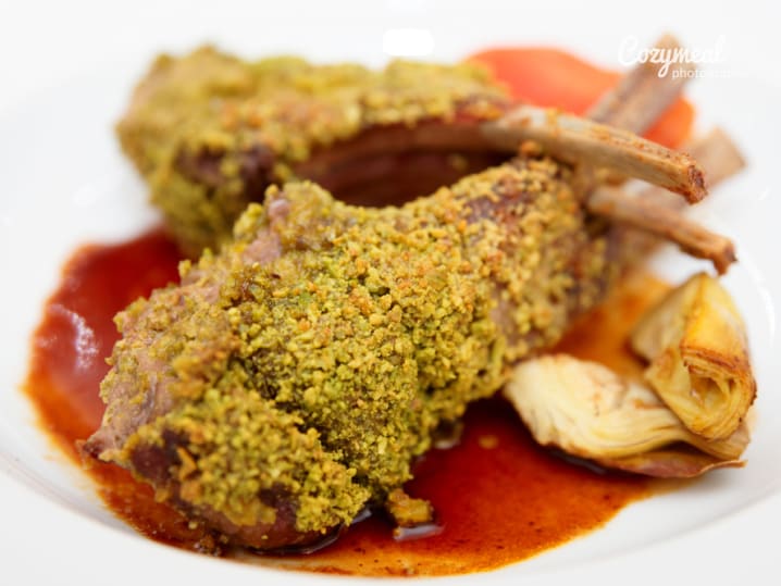 lamb with pistachio