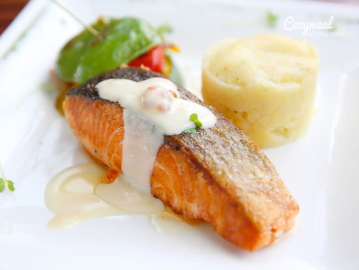 pan seared salmon