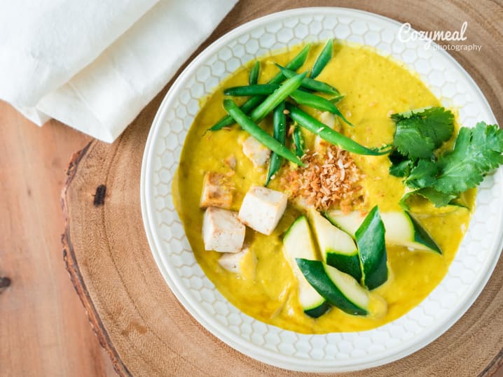 Pumpkin Eggplant Green Curry