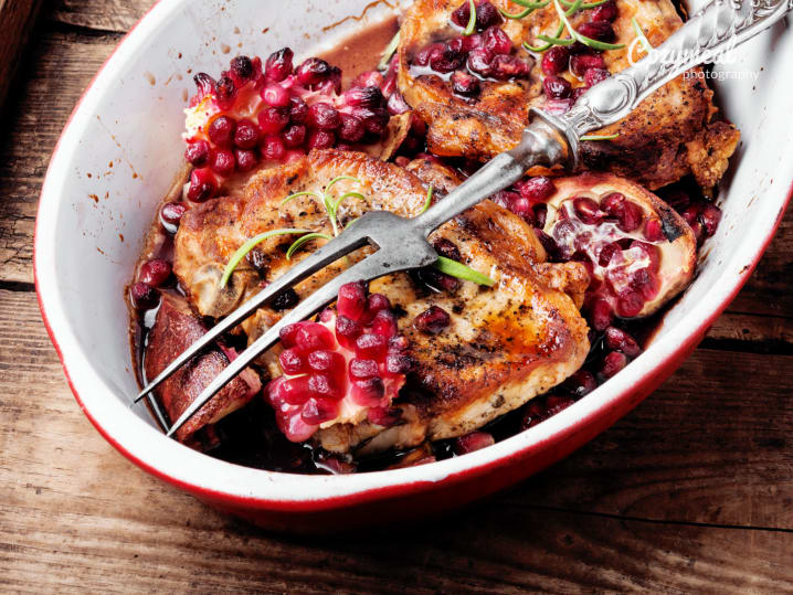 pork chops with cranberries