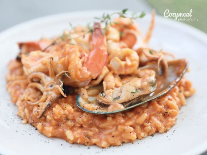 seafood risotto